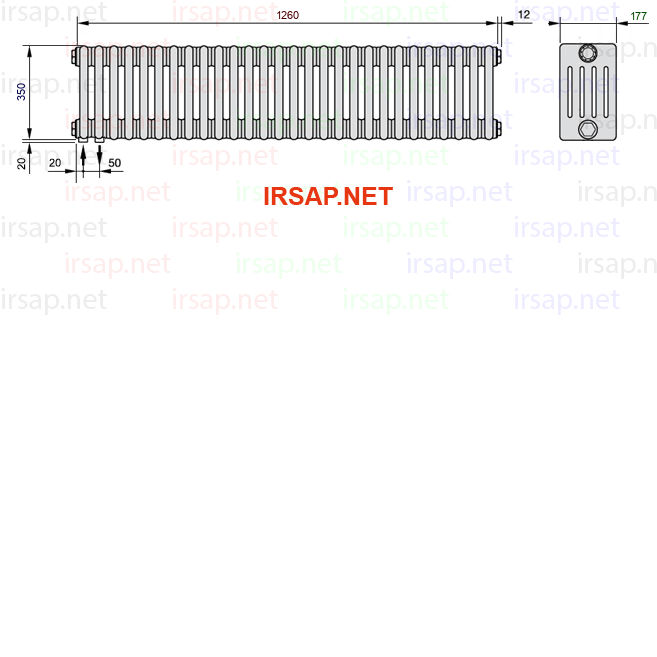 Радиатор IRSAP Tesi 50350/28 T18 CL 01